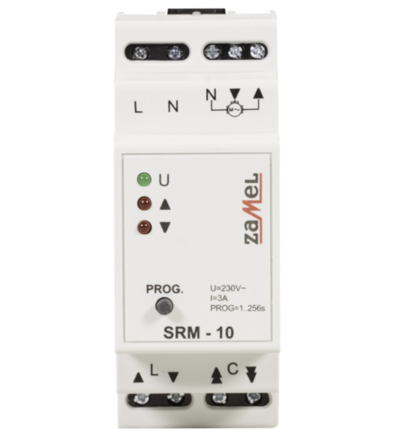 ZAMEL EXTA SRM-10 sterownik rolet modułowy 230V AC