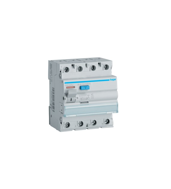 HAGER CDC425J wyłącznik różnicowoprądowy 4P 25A AC
