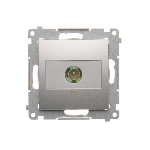 SIMON 54 SREBRNY MAT DAK1.01/43 gniazdo ant TV