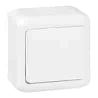 LEGRAND FORIX BIAŁY łącznik x1 schodowy IP44