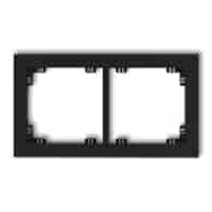 KARLIK DECO CZARNY 12DR-2 ramka x2