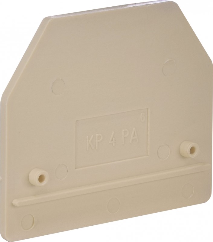 ETI KP 4 PA płytka skrajna do złączek