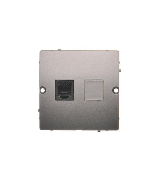 SIMON BASIC INOX BMT1.02/21 gniazdo tel RJ12