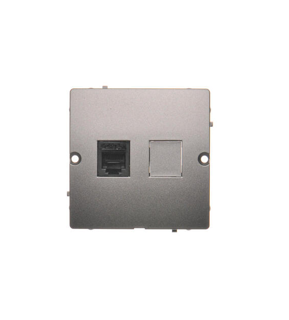 SIMON BASIC INOX BMT1.02/21 gniazdo tel RJ12