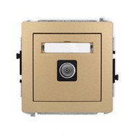 KARLIK DECO ZŁOTY 8DGTV-1 gniazdo TV x1