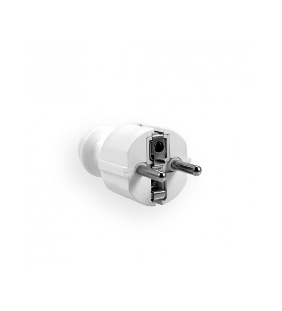 ELGOTECH WT-30 wtyczka prosta z/u BIAŁY
