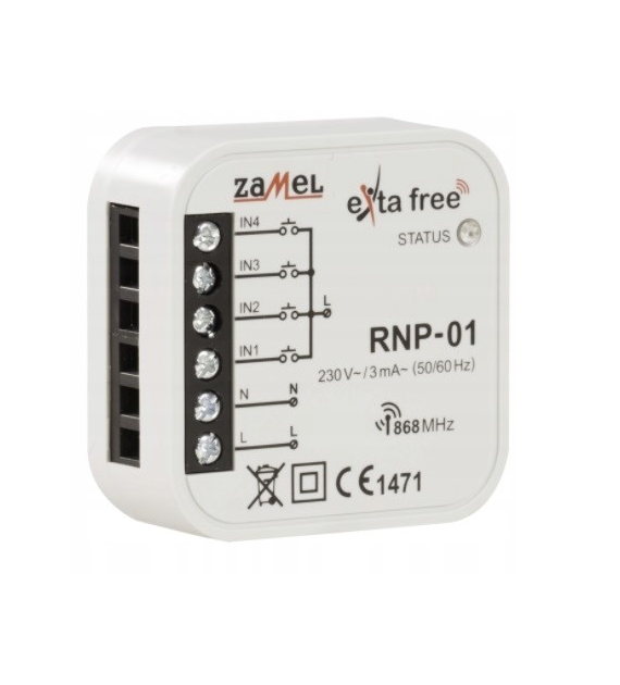 ZAMEL EXTA FREE RNP-01 radiowy nadajnik dopuszkowy