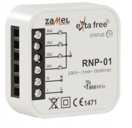 ZAMEL EXTA FREE RNP-01 radiowy nadajnik dopuszkowy