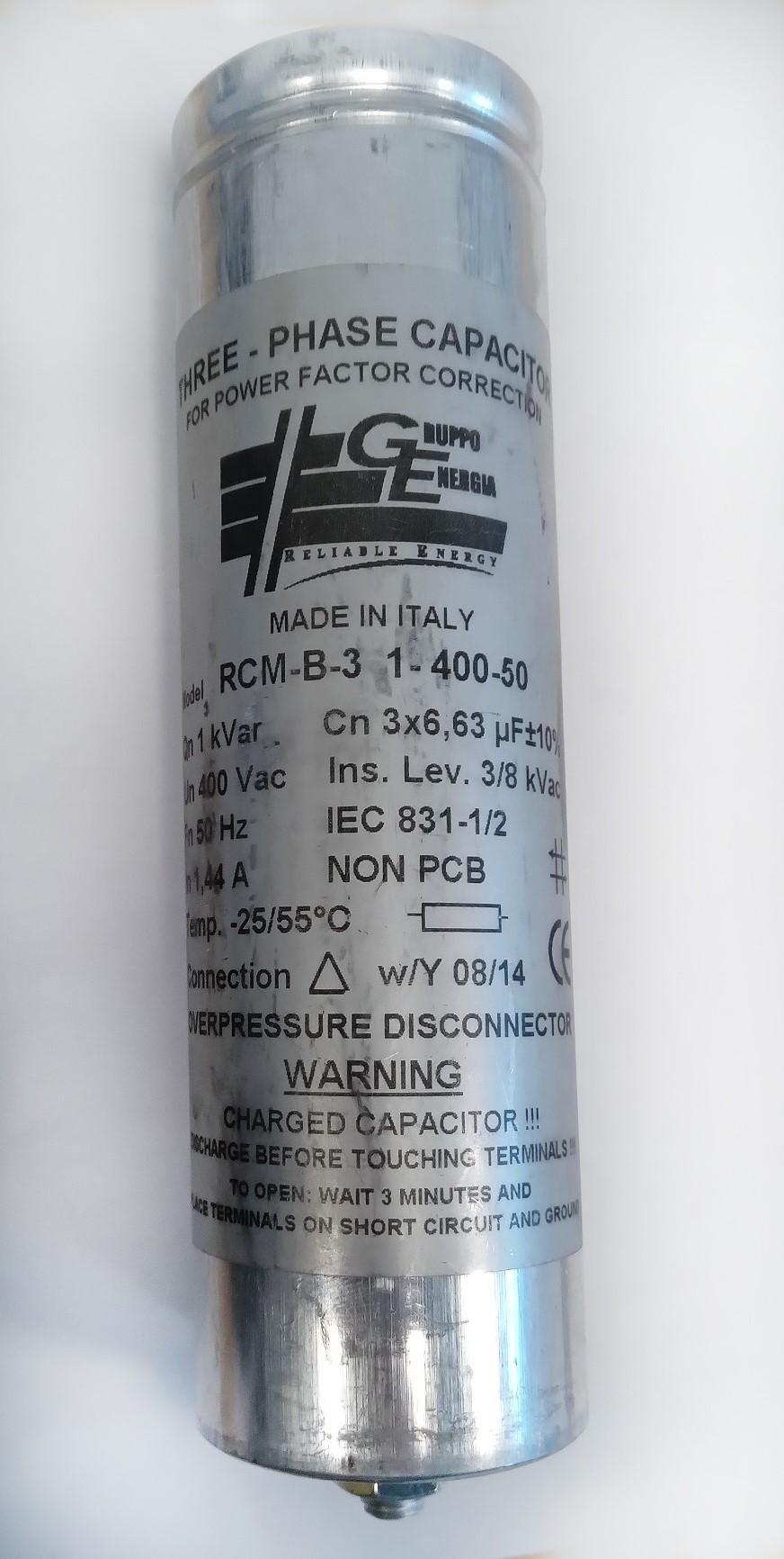 GRUPPOENERGIA RCM-3 1-400 kondensator 1kVar