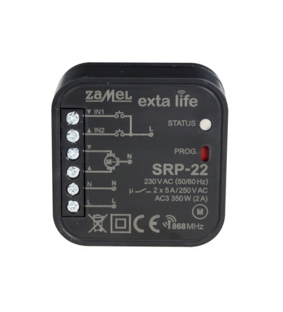 ZAMEL EXTA LIFE SRP-22 sterownik rolet dopuszkowy