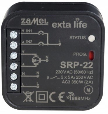 ZAMEL EXTA LIFE SRP-22 sterownik rolet dopuszkowy