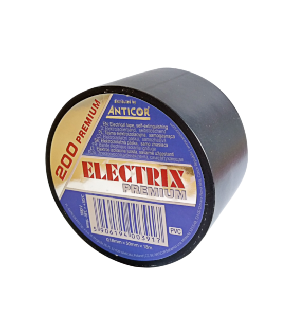 ANTICOR 200 PREMIUM taśma 50mmx18mb 1szt CZARNY
