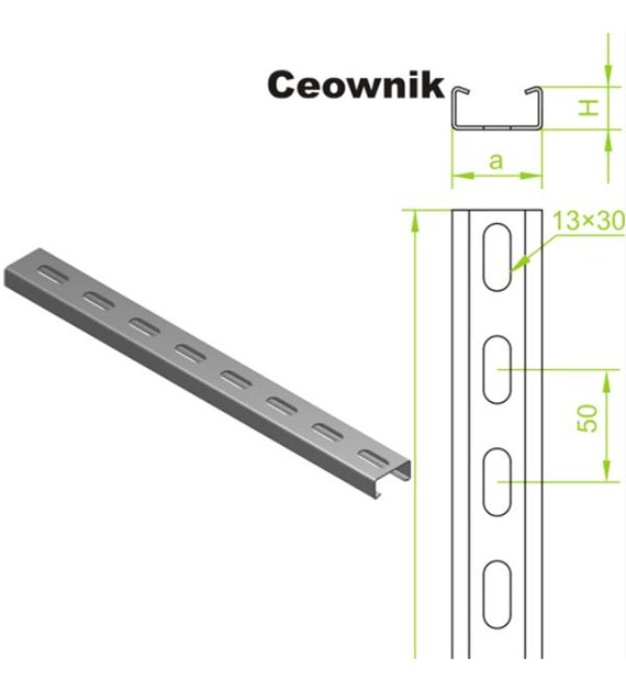 BAKS M CWD40H22/3 ceownik wzmocniony 3m