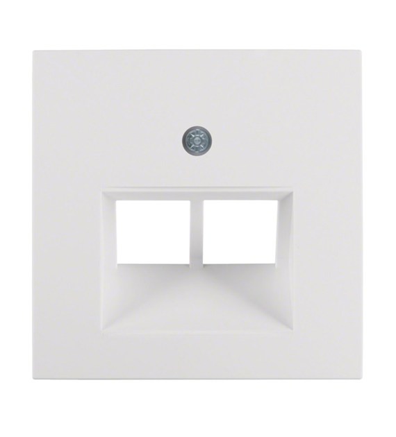 HAGER BERKER B.KWADRAT BIAŁY płytka gn. UAE x2