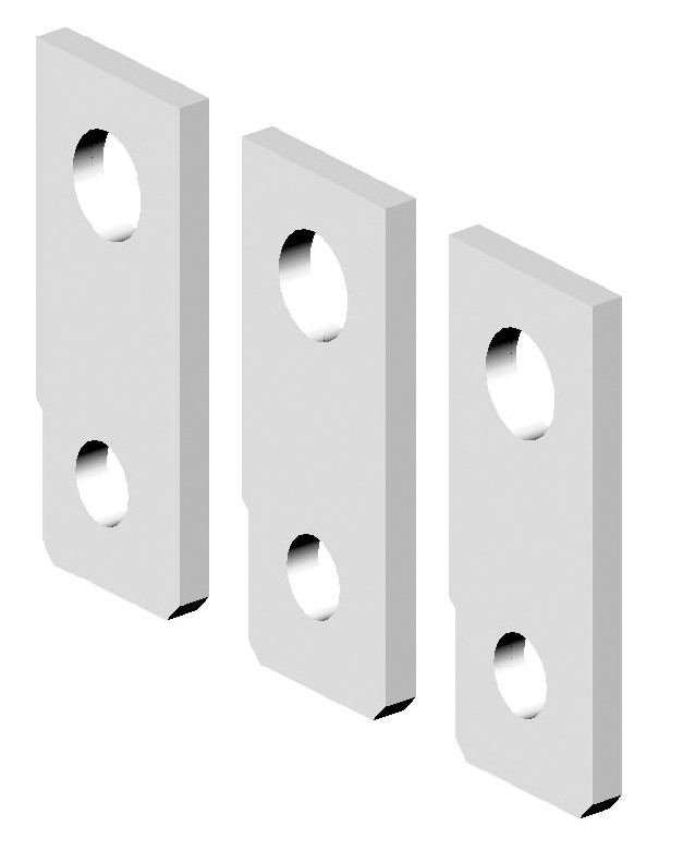 ETI ZB2 125/3 STRAIGHT przyłącza szynowe 3szt
