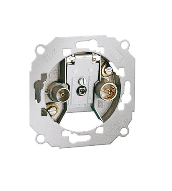 SIMON 82 MECHANIZM 75487-39 gniazdo R-TV przelotow