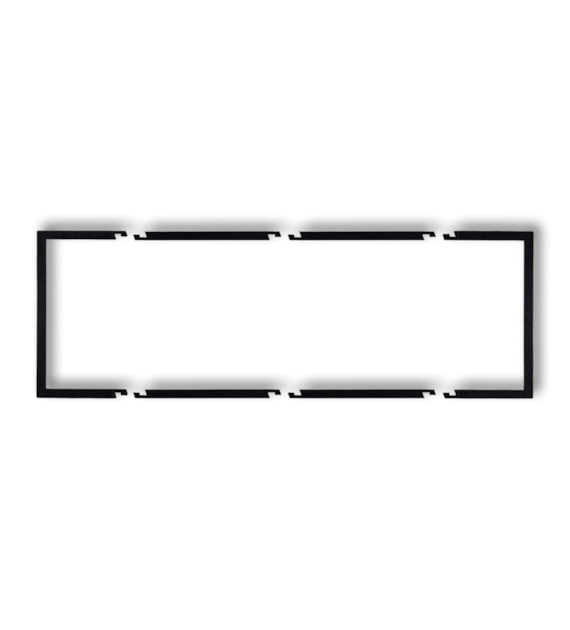 KARLIK DECO CZARNY 12DRW-3 ramka wypełniająca 3x