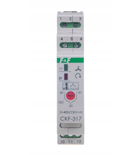 FF CKF-317 czujnik kolejności i zaniku faz 10A