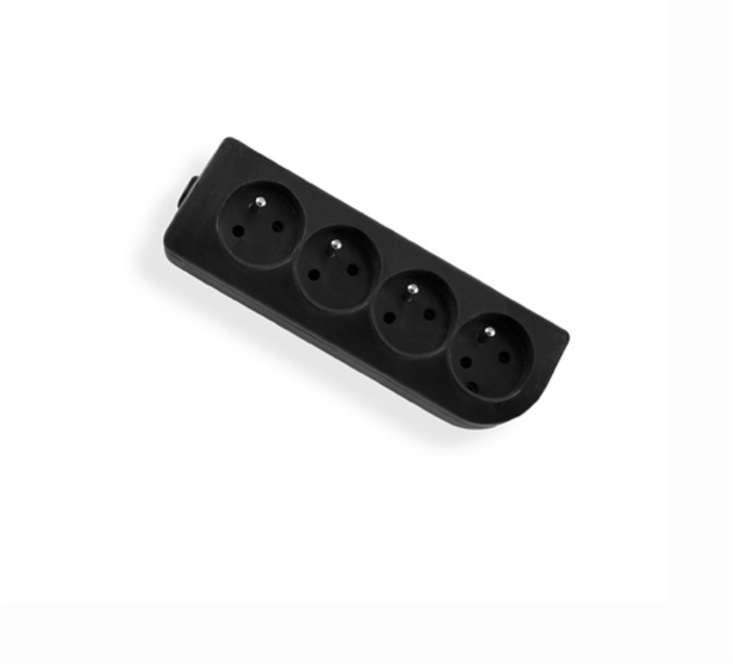 ELGOTECH GN-40-2 gniazdo przenośne 4G+Uz CZARNY