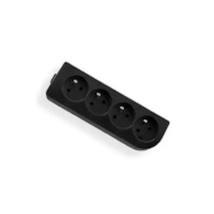 ELGOTECH GN-40-2 gniazdo przenośne 4G u/z CZARNY