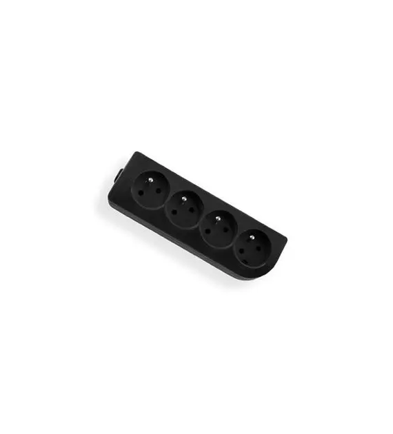ELGOTECH GN-40-2 gniazdo przenośne 4G u/z CZARNY