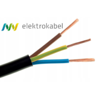 ELEKTROKABEL przewód OWżo 3x4 H05RR-F 100m