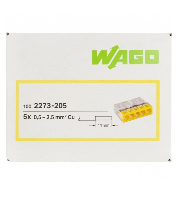 WAGO 2273-205 złączka 5x2,5 op. 100szt