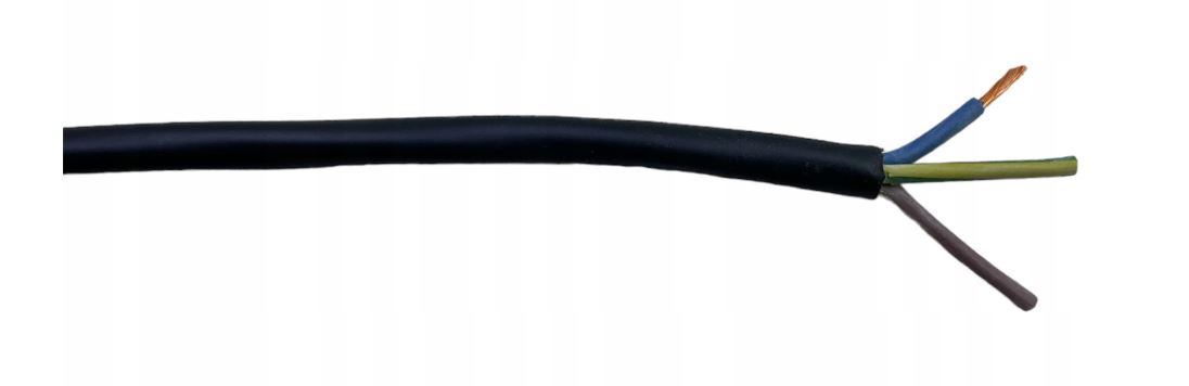 ELEKTROKABEL przewód OWżo 3x2,5 H05RR-F 100m