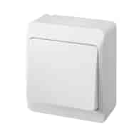 NASIELSK HERMES IP44 BIAŁY ŁNT-1 łącznik/schodowy