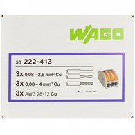 WAGO 222-413 złączka 3x4 op. 50szt