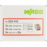 WAGO 222-412 złączka 2x4 op. 50szt