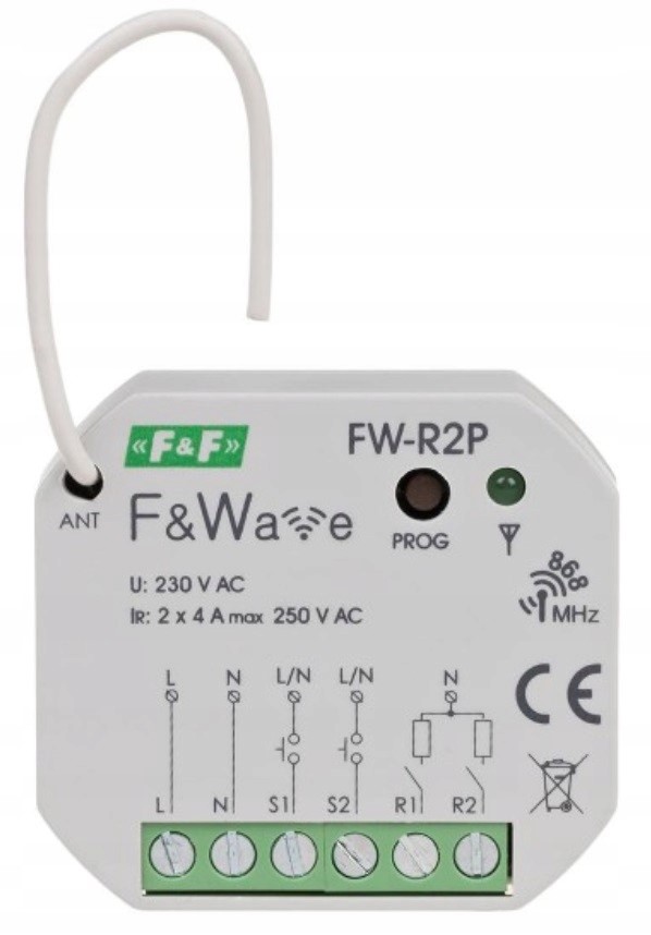 FF WAVE FW-R2P przekaźnik bistabilny radiowy
