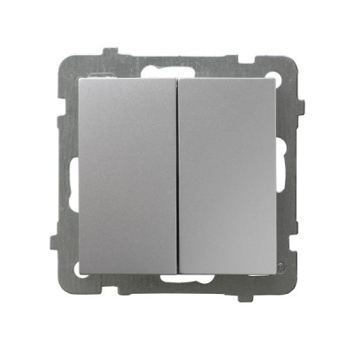 OSPEL AS SREBRNY ŁP-2G/m/18 łącznik świecznikowy