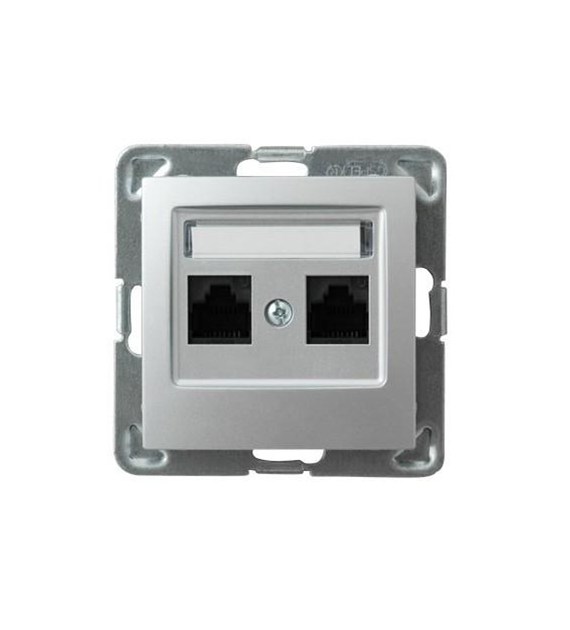 OSPEL IMPRESJA SREBRNY GPK-2Y/p/18 obudowa gn. x2