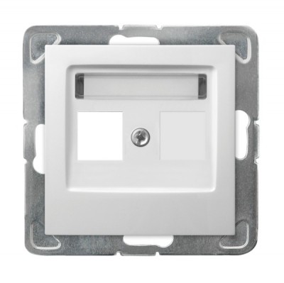 OSPEL IMPRESJA BIAŁY GPK-1Y/P/00 obudowa gniazda