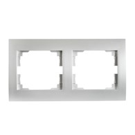 KANLUX MOWION SREBRNY LOGI 02-1470-043 ramka x2