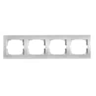 KANLUX MOWION SREBRNY LOGI 02-1490-043 ramka x4