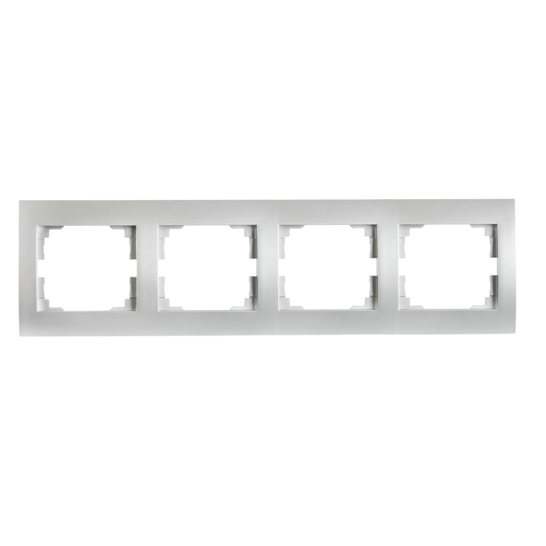 KANLUX MOWION SREBRNY LOGI 02-1490-043 ramka x4