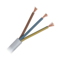 ELEKTROKABEL przewód OMY 3x0.75 biały 100m