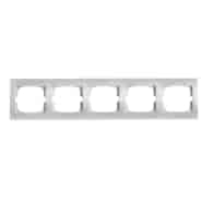 KANLUX MOWION SREBRNY LOGI 02-1500-043 ramka x5