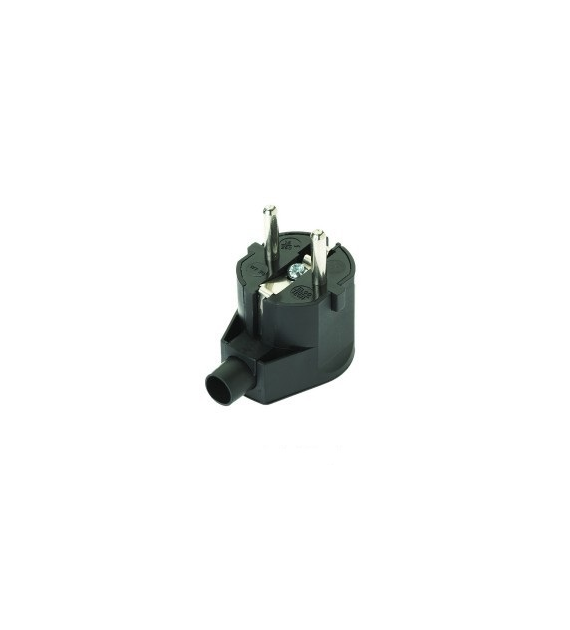 ELGOTECH WT-20-2 wtyczka kątowa z/u CZARNY