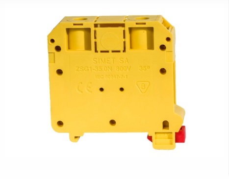 SIMET ZSG1-35.0Nz złączka szynowa 35mm ŻÓŁTY