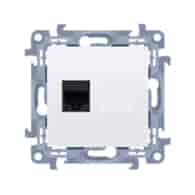 SIMON 10 BIAŁY C51.01/11 gniazdo komputer x1 RJ45