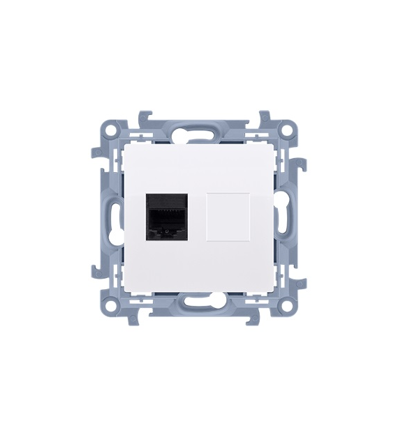 SIMON 10 BIAŁY C51.01/11 gniazdo komputer x1 RJ45