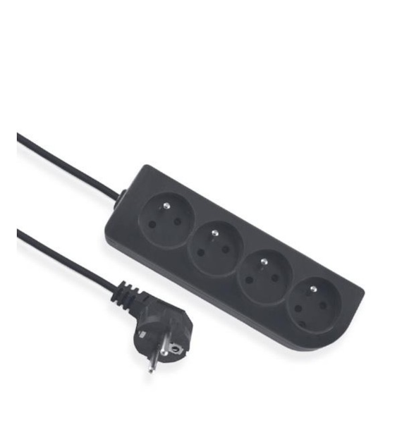 ELGOTECH EPS-403-2 przedłużacz 4gn 3x1 3m CZARNY