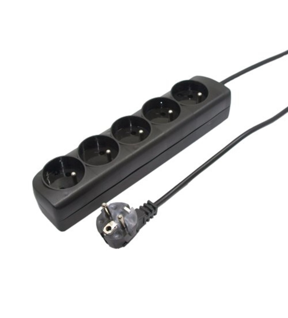 ELGOTECH EPS-503-2 przedłużacz 5gn 3x1 3m CZARNY
