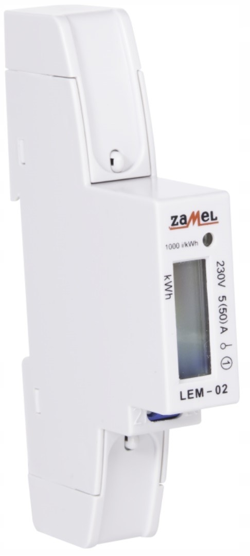 ZAMEL EXTA LEM-02 licznik prądu energii 1F 50A