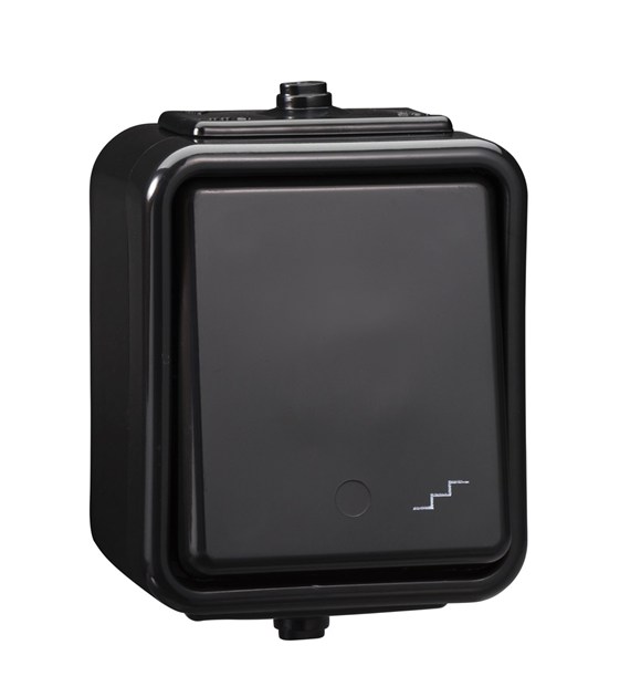 SCHNEIDER CEDAR CZARNY WNT600C05 łącznik schodowy