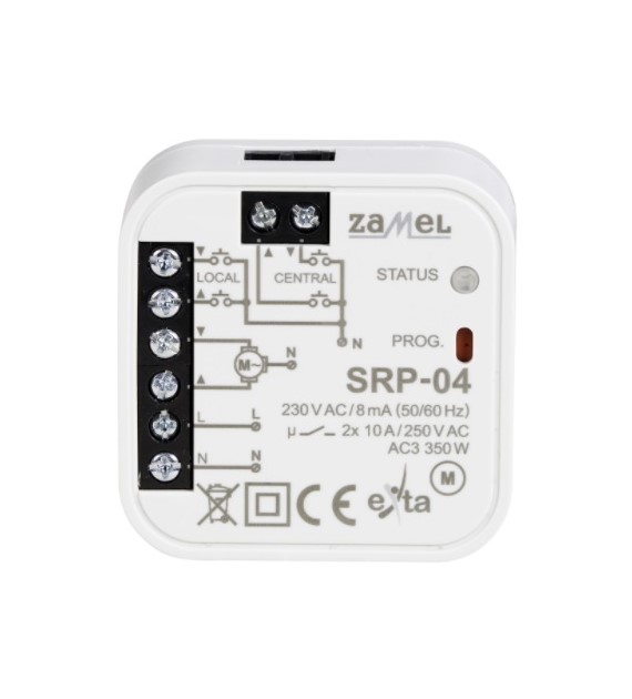 ZAMEL EXTA SRP-04 sterownik rolet dopuszkowy