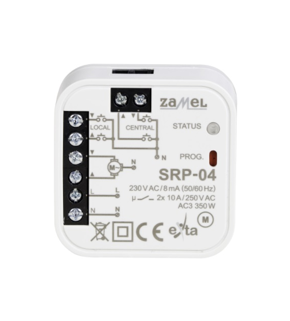 ZAMEL EXTA SRP-04 sterownik rolet dopuszkowy